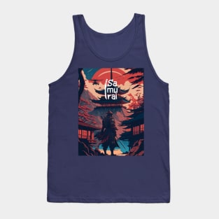 Futuristic Samurai: A Journey Through Time and Tradition Tank Top